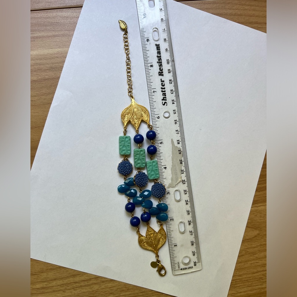 David Aubrey Boho Chic 3 Strand Bracelet - Picture 14 of 14